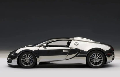 Autoart 1/18 Bugatti Veyron Diecast Model Car Black Aluminum Pur Sang- Japan Figure Store - #1 Bring To You The Best Japanese Goods