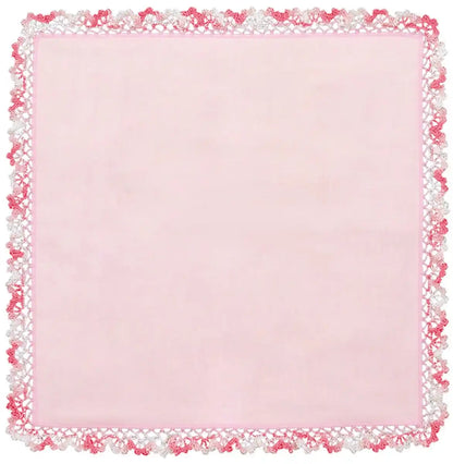 Olympus Thread Sakura Grass Edging Handkerchief Ak-36 Japan- Japan Figure Store - #1 Bring To You The Best Japanese Goods