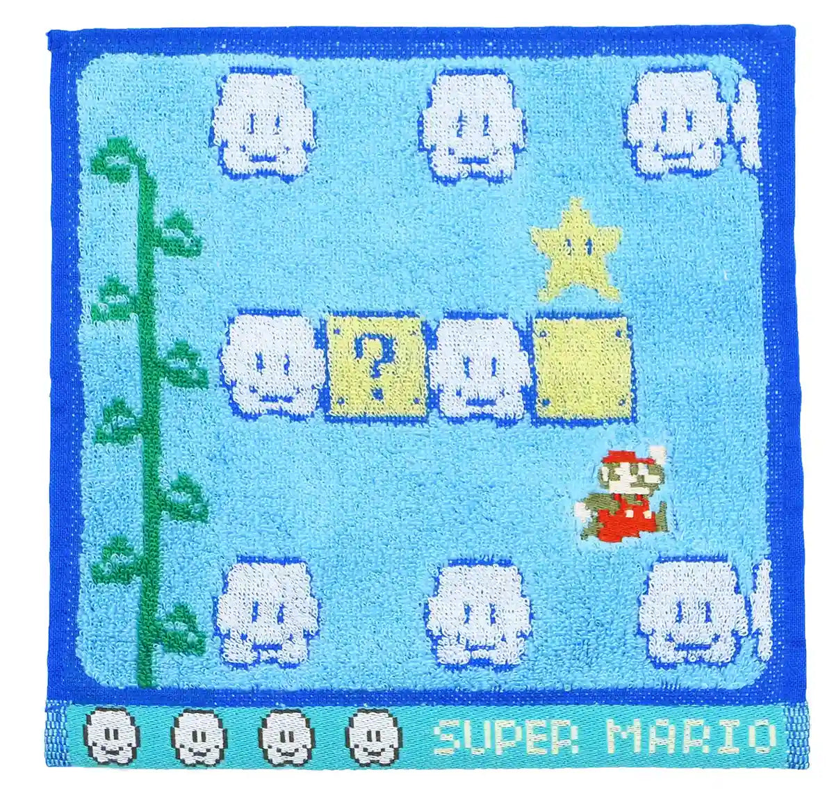 MARUSHIN Super Mario Mini Towel Cloud Stage- Japan Figure Store - #1 Bring To You The Best Japanese Goods