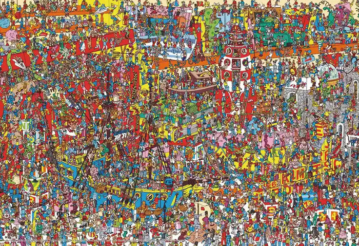 Beverly Jigsaw Puzzle 40-005 Where's Wally? Many Toys (40 L-Pieces) Large Piece Puzzle- Japan Figure Store - #1 Bring To You The Best Japanese Goods