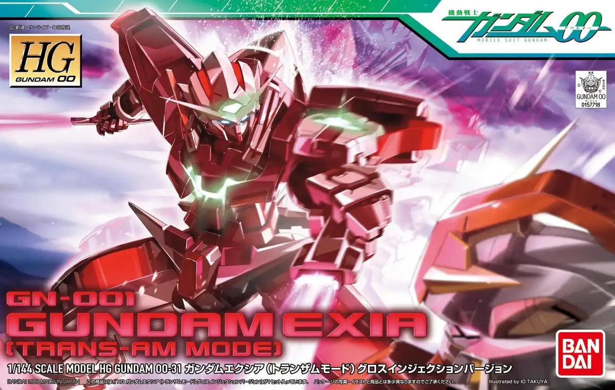 BANDAI Hg Oo 31 Gn-001 Gundam Exia Trans-Am Mode 1/144 Scale Kit- Japan Figure Store - #1 Bring To You The Best Japanese Goods