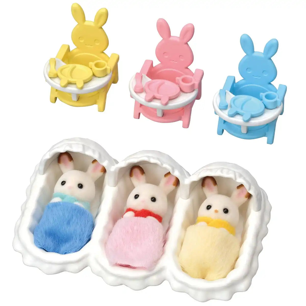 Epoch Sylvanian Families Chocolate Rabbit Doll with Furniture Set- Japan Figure Store - #1 Bring To You The Best Japanese Goods
