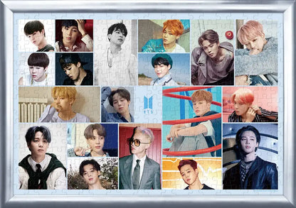 Epoch 300 Piece Jigsaw Puzzle BTS Jimin Photo 26x38 cm with Glue & Spatula