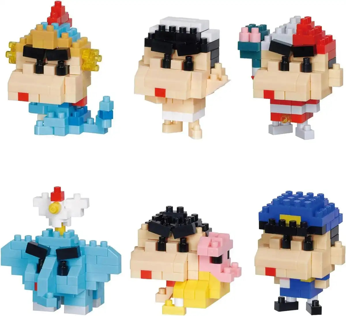 Kawada Nanoblock Mini Nano Rilakkuma Series Building Blocks - Crayon Shin Chan Vol. 2
 - 4972825226711