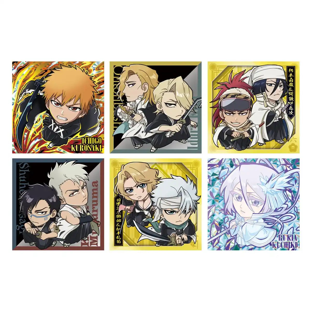 Bandai Bleach Seal Wafer Candy 20-Pack Baked Goods Collectible Set