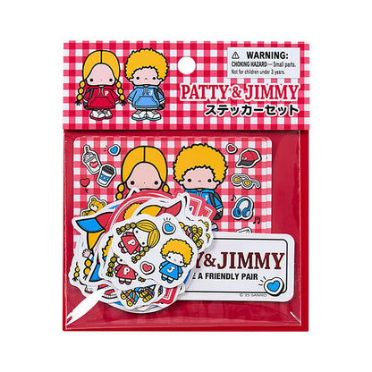 Sanrio Lot d'autocollants Patty &amp; Jimmy Lookbooks pour enfants de 3 ans et plus 220591