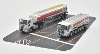 Tomytec Truck Collection - Limited Edition Eneos Tank Truck Set Diorama 313069- Japan Figure Store - #1 Bring To You The Best Japanese Goods