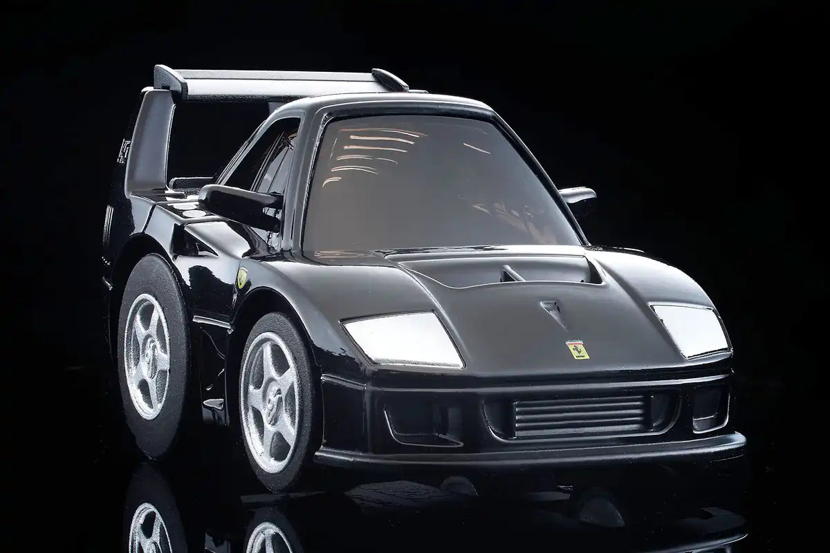 Tomytec Choroq Zero Z-79C Finished Ferrari F40 Competizione Black Model 324331- Japan Figure Store - #1 Bring To You The Best Japanese Goods