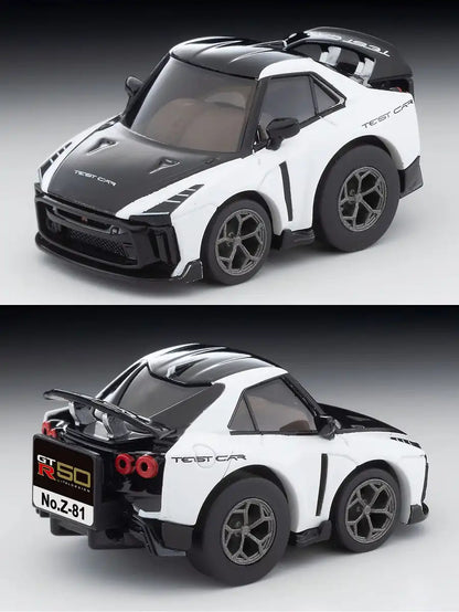 Tomytec Choroq Zero Z-81A Nissan GT-R50 White Finished Product- Japan Figure Store - #1 Bring To You The Best Japanese Goods
