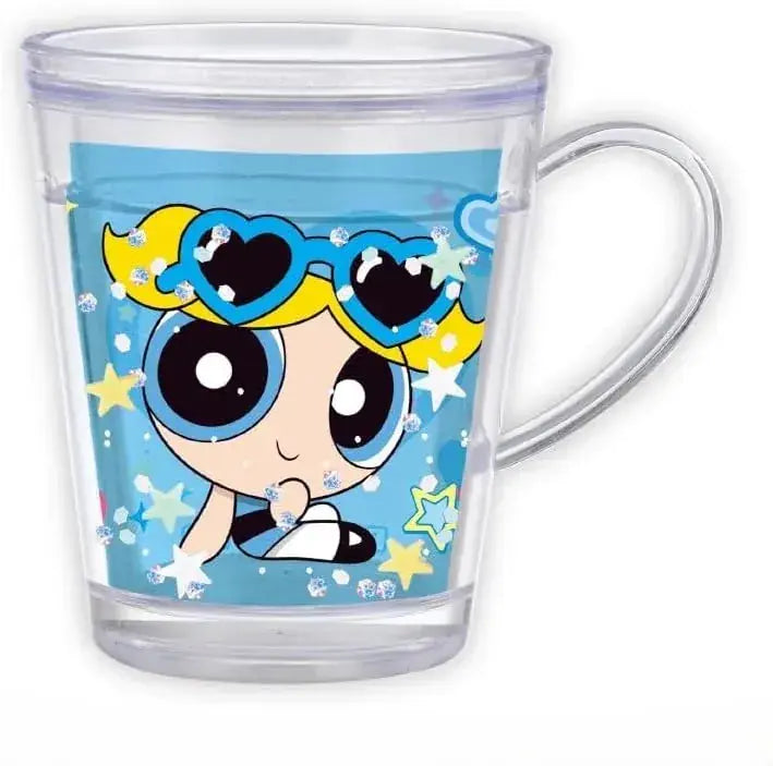 Clarks Lunrunn Ribbon Glitter Cup - Powerpuff Girls Bubbles - 4550451392477