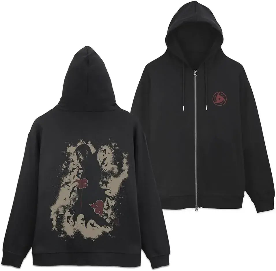 Cospa Naruto Shippuden Itachi Uchiha Zip Hoodie Black L
