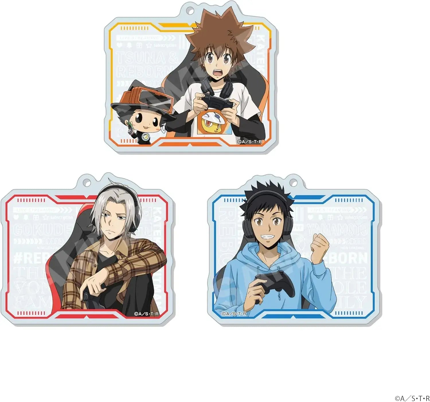 CS Front Hitman Reborn Acrylic Keychain Box of 9