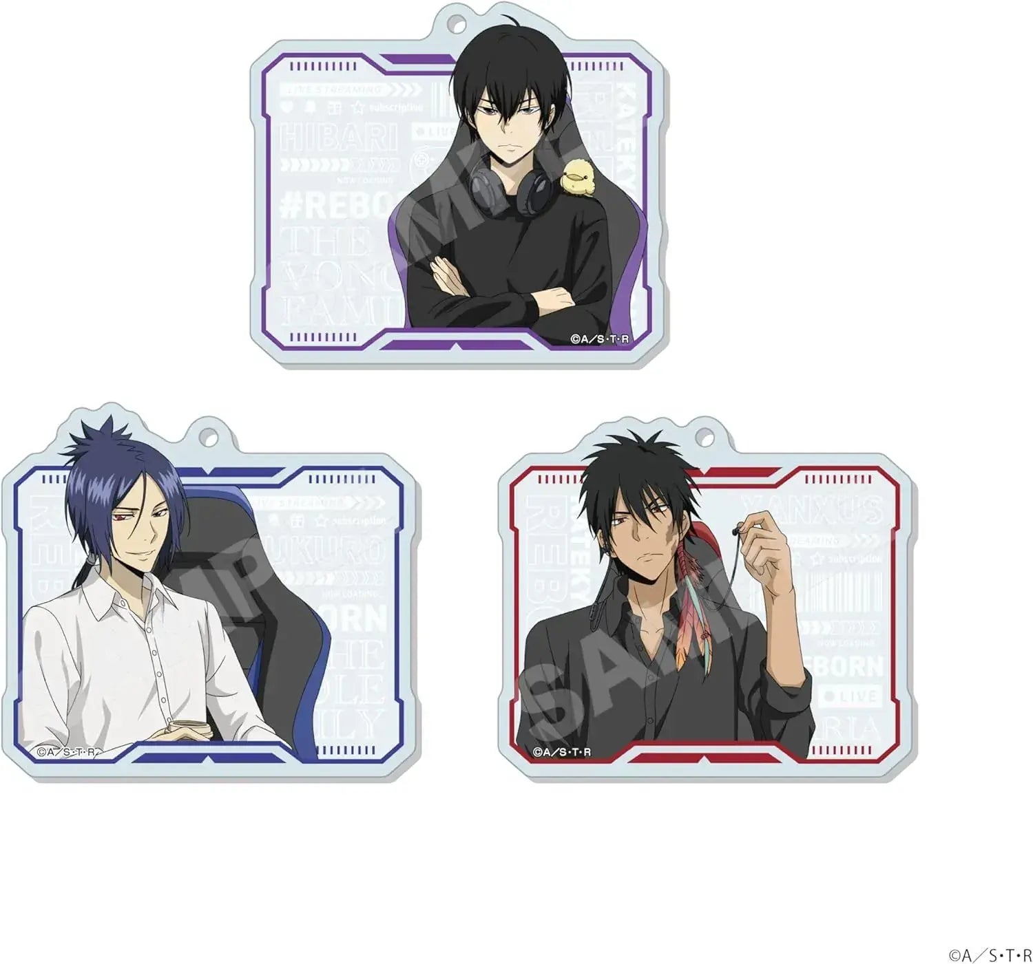 CS Front Hitman Reborn Acrylic Keychain Box of 9