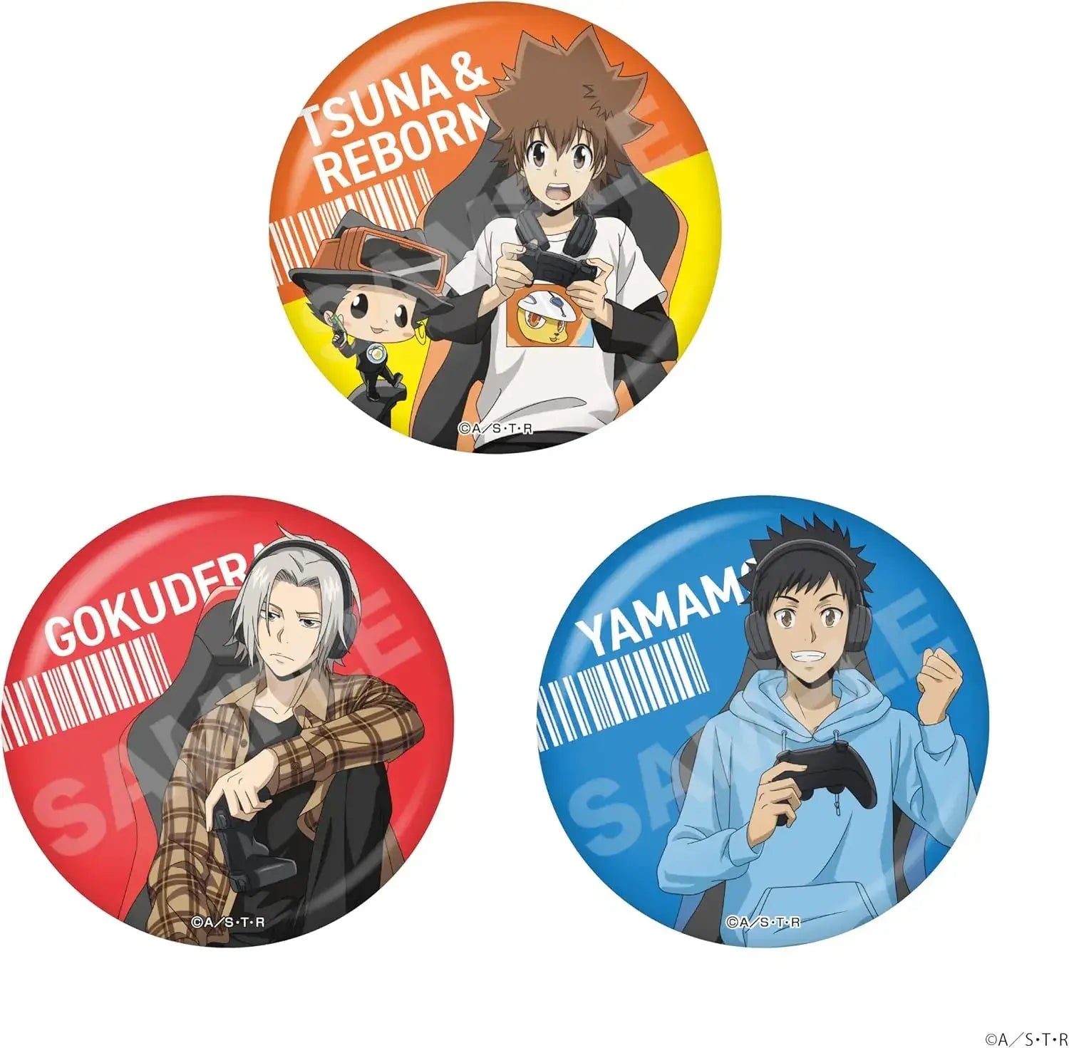 CS Front Reborn Can Badge Box Set of 9
