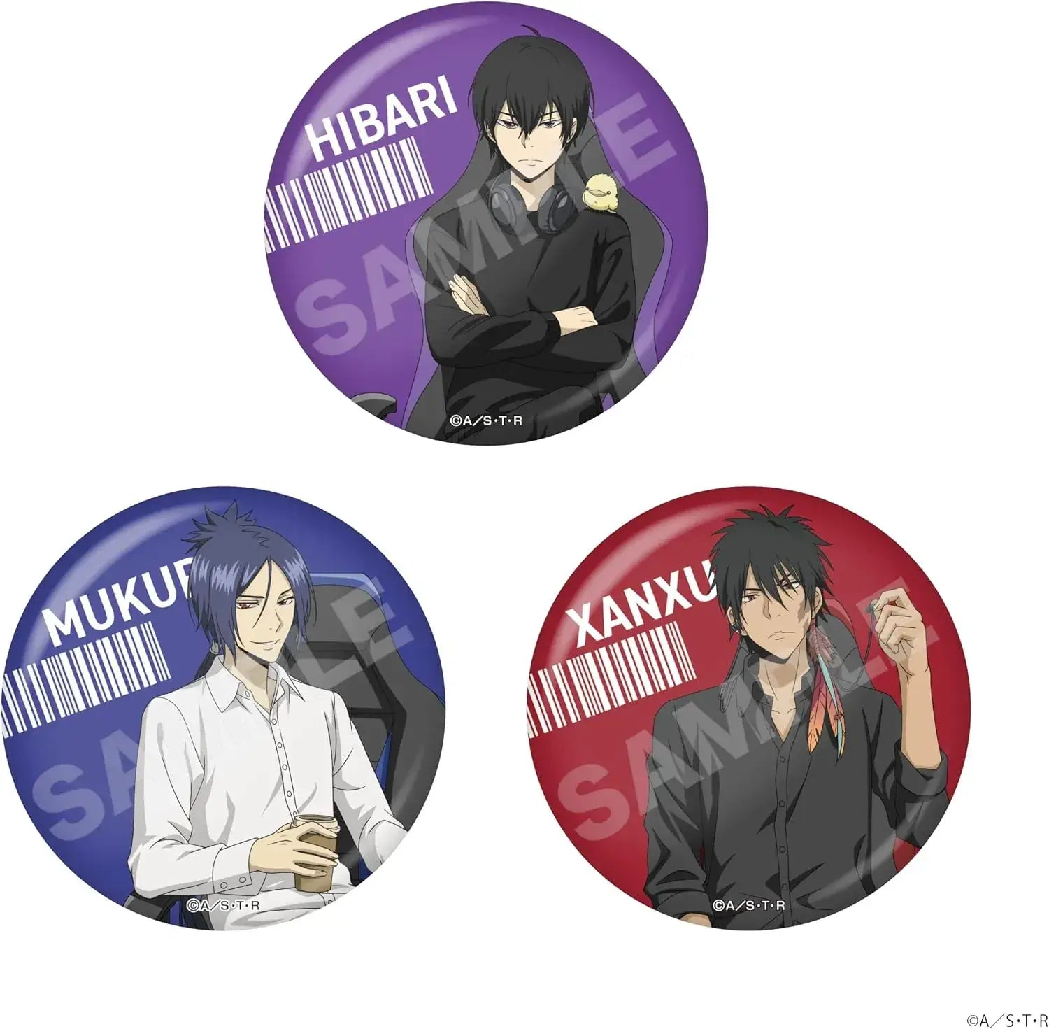 CS Front Reborn Can Badge Box Set of 9
