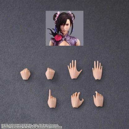 Final Fantasy Vii Remake Play Arts Kai Tifa Lockhart Fighter Dress Ver. Pvc Pre-Painted Action Figure- Japan Figure Store - #1 Bring To You The Best Japanese Goods