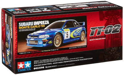 Tamiya 1/10 RC Car Subaru Impreza 1999 On-Road TT-02 Chassis 58631