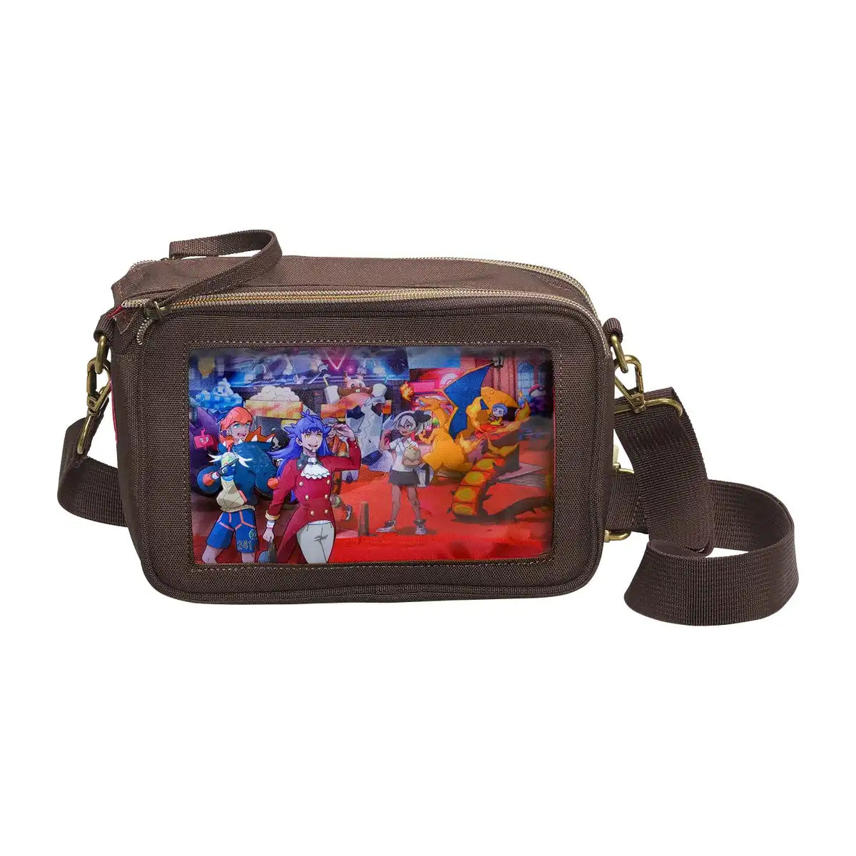 Pokemon Center Original Window Pouch With Shoulder Pokémon Trainers Off Shot! Dande Kibana- Japan Figure Store - #1 Bring To You The Best Japanese Goods