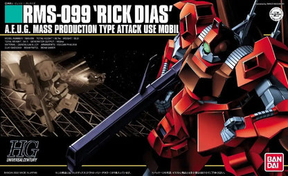 Bandai Hguc 1/144 Rms-099 Rick Dias Quattro Custom Plastic Model Kit- Japan Figure Store - #1 Bring To You The Best Japanese Goods