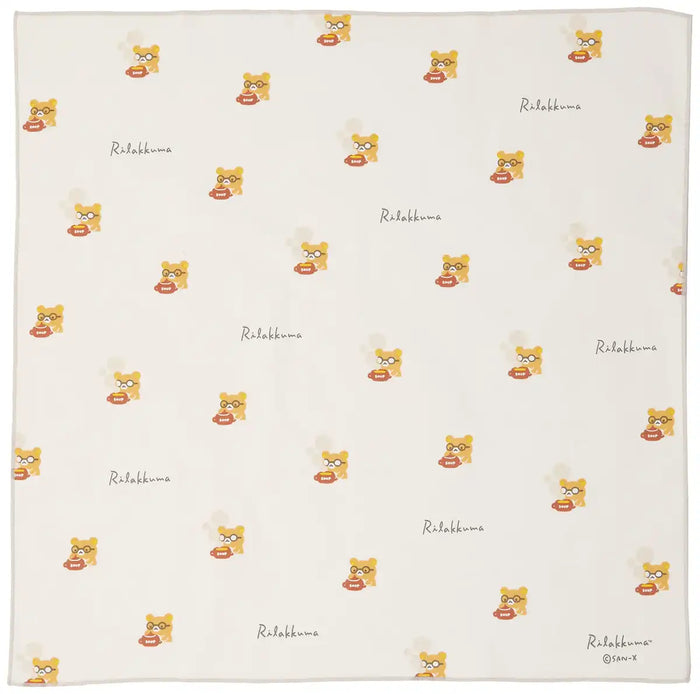 San-X Rilakkuma Light Brown Lunch Napkin Eco-friendly CH43601- Japan Figure Store - #1 Bring To You The Best Japanese Goods