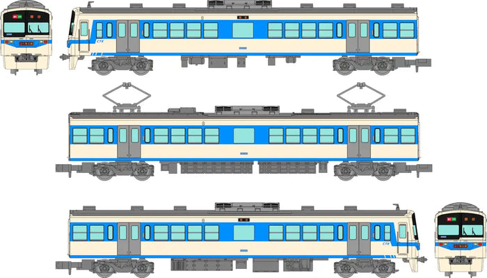 Tomytec Railway Collection Chichibu 6000 Series 3-Car Set Diorama Supplies