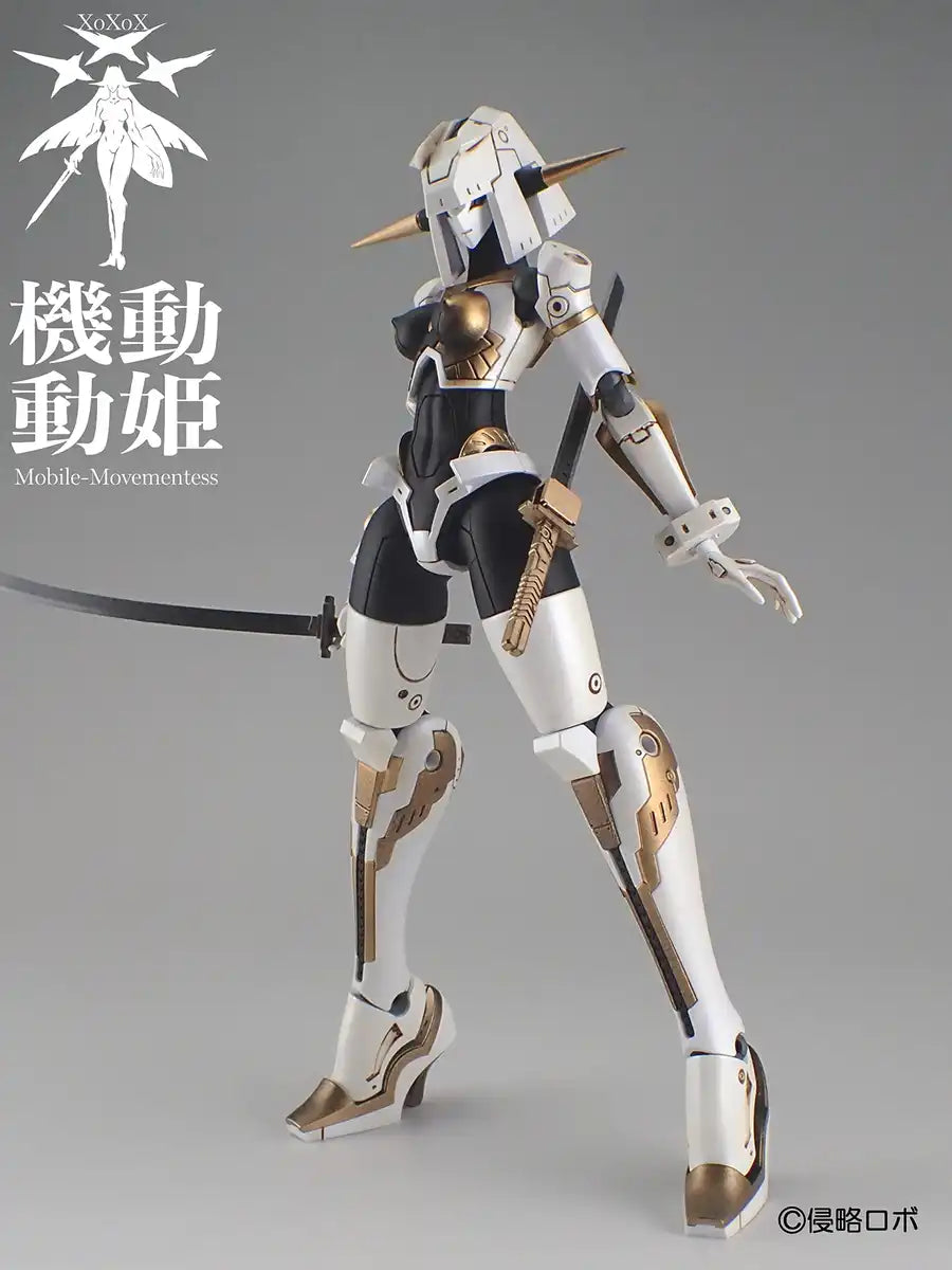 Shinryakurobo 1/144 Kidou Douki Momo Orca White/Black/Gold Plastic Model- Japan Figure Store - #1 Bring To You The Best Japanese Goods