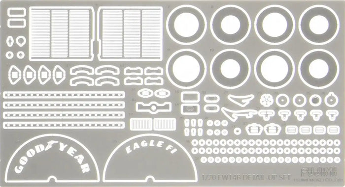 Fujimi Dup16 112701 Detail Up 1/20 Photo Etched Parts Williams Fw14B British Gp Model Toy Parts- Japan Figure Store - #1 Bring To You The Best Japanese Goods