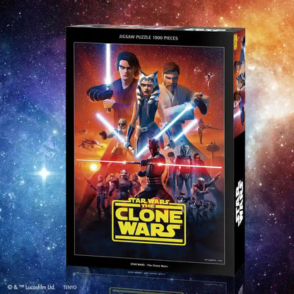 Tenyo 1000-Piece Jigsaw Puzzle Star Wars The Clone Wars Made in Japan 51x73.5Cm