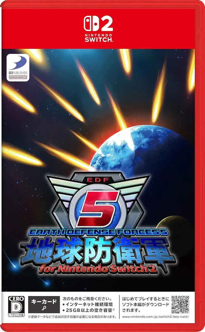 D3 Publisher Earth Defense Force 5 Nintendo Switch 2 Game