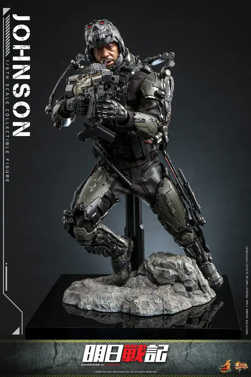 Hot Toys Movie Masterpiece Warriors of Future 1/6 Scale Johnson Figure- Japan Figure Store - #1 Bring To You The Best Japanese Goods