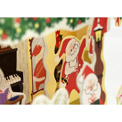 Sanrio Christmas Message Cards Santa Dollhouse Greeting Cards - Ships Overseas- Japan Figure Store - #1 Bring To You The Best Japanese Goods