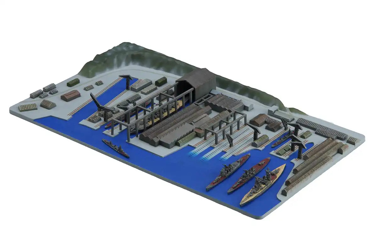 Fujimi Gunko 03 401317 Hiroshima Kure Naval Port 1/3000 Japanese Plastic Scale Ship- Japan Figure Store - #1 Bring To You The Best Japanese Goods