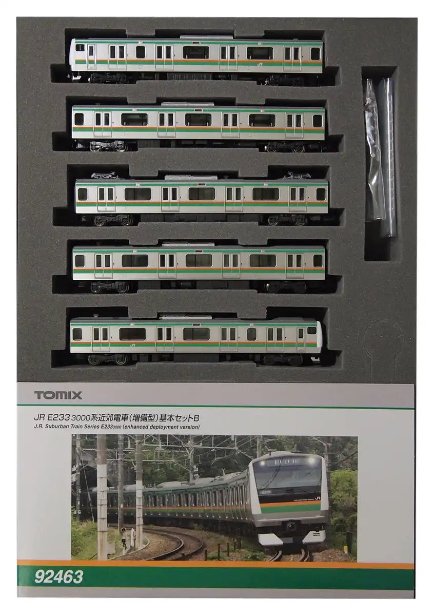 Tomytec Tomix N Gauge E233 3000 Series Basic Set B Railway Model Train 92463- Japan Figure Store - #1 Bring To You The Best Japanese Goods