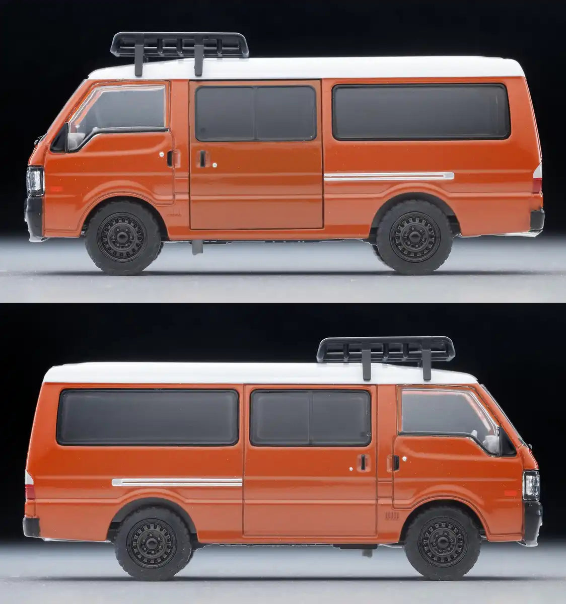 Tomytec Lv-N310D Mazda Bongo Brawny Van Brown Roof Carrier with Figure