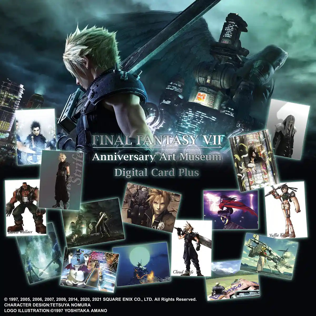 Square Enix FFVII Anniversary Art Museum Digital Card+ (Box)- Japan Figure Store - #1 Bring To You The Best Japanese Goods