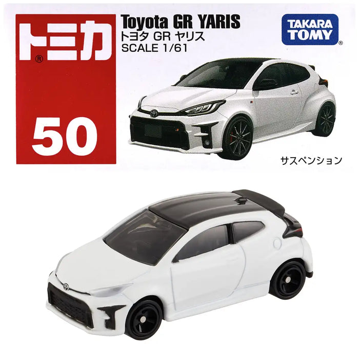 Takara Tomy Tomica No.50 Toyota Gr Yaris Toy Car in Box- Japan Figure Store - #1 Bring To You The Best Japanese Goods