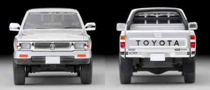 Tomytec Toyota Hilux 4WD Double Cab SSR Silver 1991 Model Lv-N256C- Japan Figure Store - #1 Bring To You The Best Japanese Goods