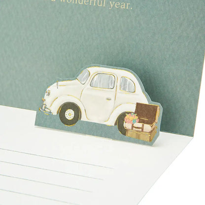 Sanrio Birthday Greeting Card with Car Design Overseas Shipping Available- Japan Figure Store - #1 Bring To You The Best Japanese Goods