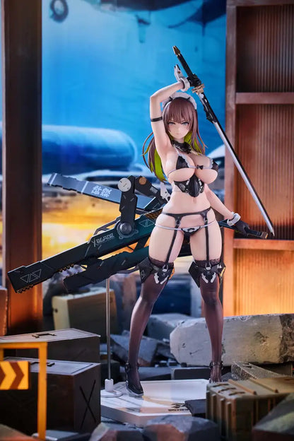 Alphamax Pixel Philia Meido-Busou Blade 1/7 Figure by Nidy 2D Stunning Details- Japan Figure Store - #1 Bring To You The Best Japanese Goods