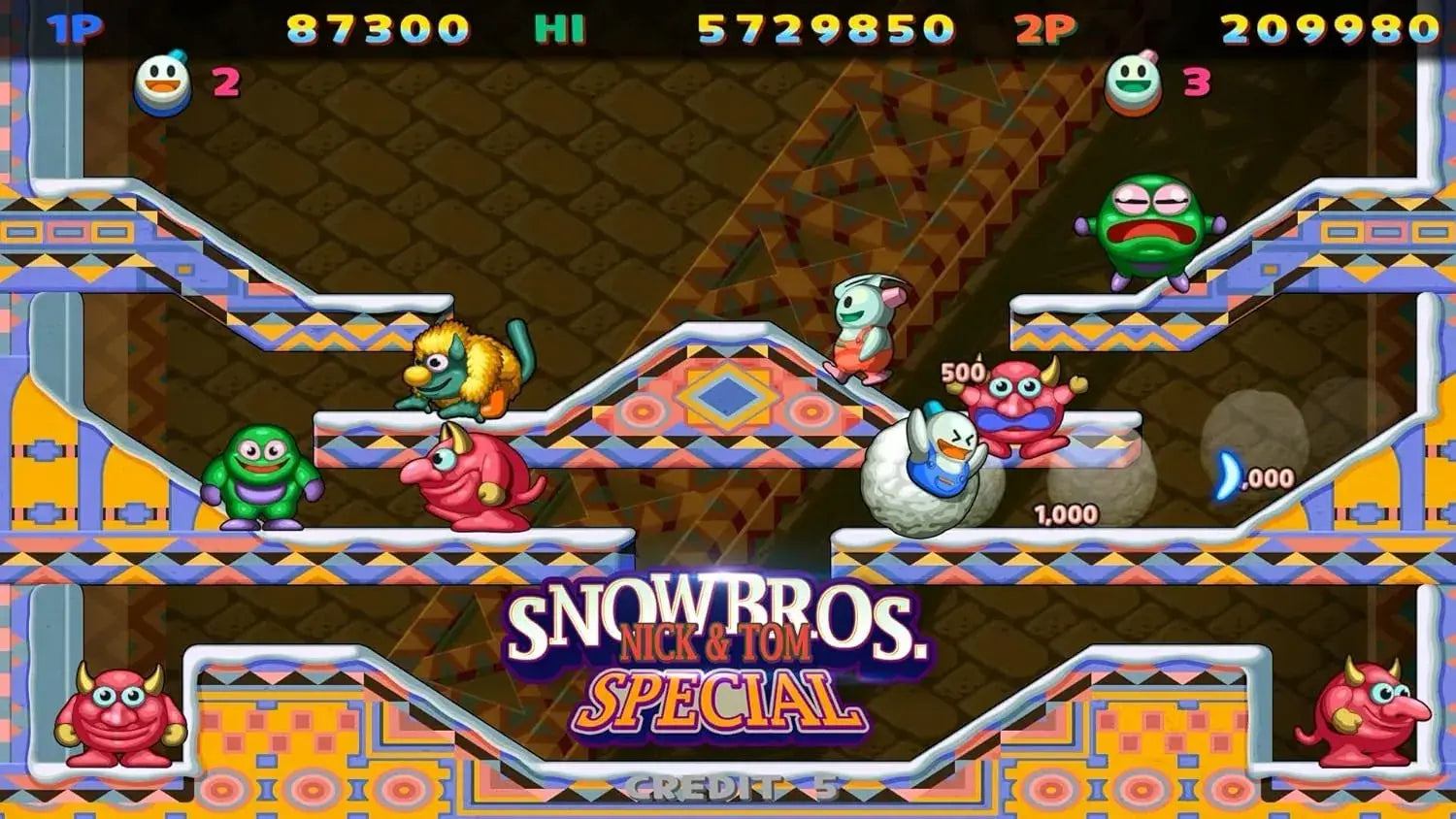 Daewon Media Snow Bros Nick Tom Special Anniversary Edition Switch