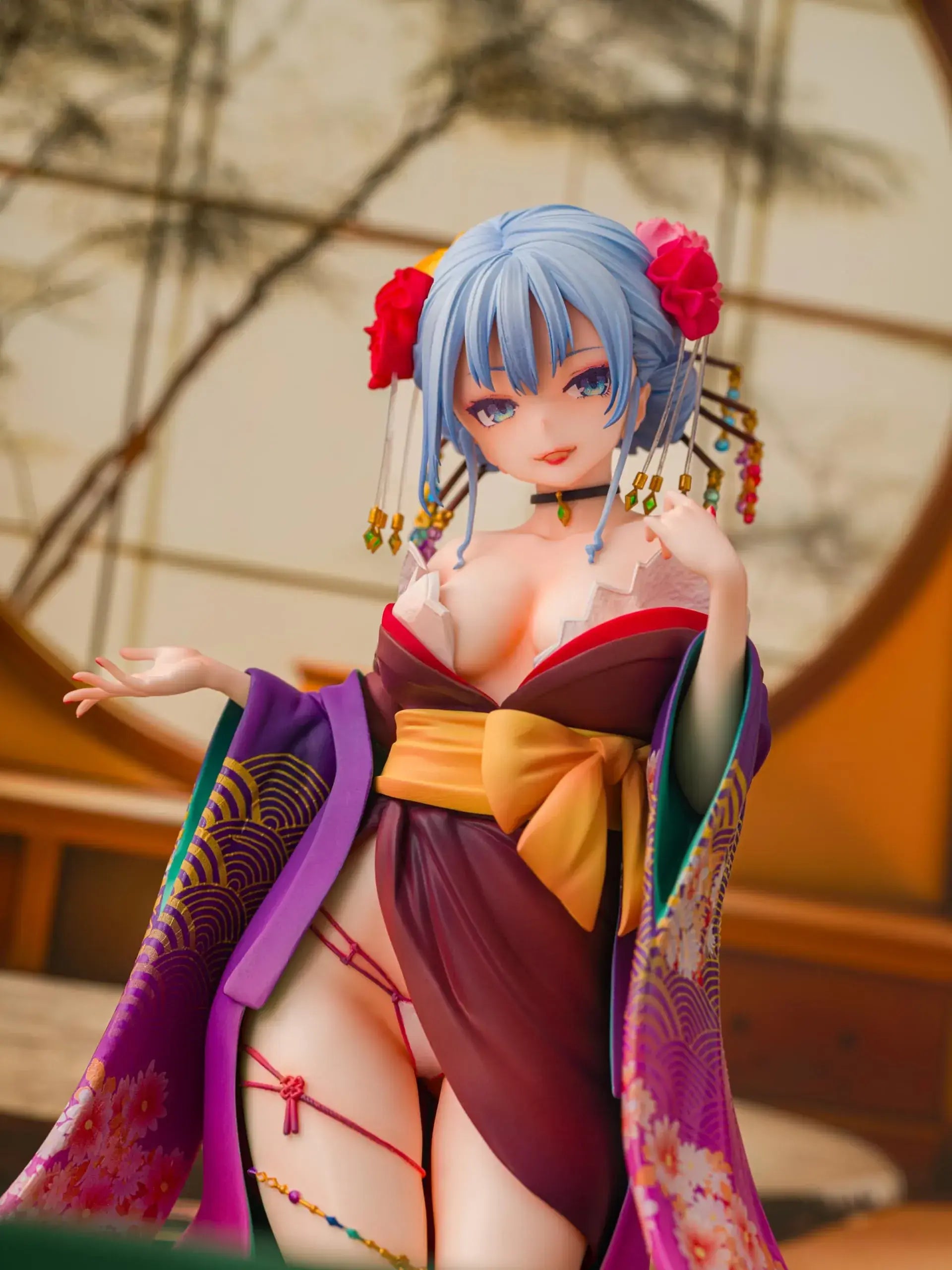 Daiki Kogyo Master and Servant Ecstasy Shion Oiran Ver Figure