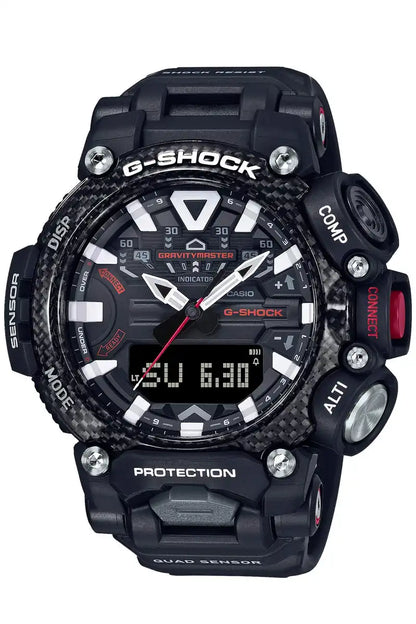 Casio G-Shock Men's Black Gravitymaster Watch Bluetooth Carbon Core Guard GR-B200-1AJF- Japan Figure Store - #1 Bring To You The Best Japanese Goods