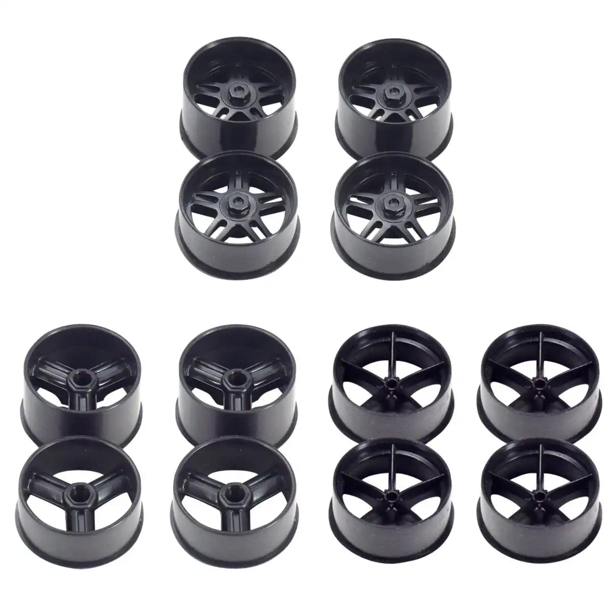TAMIYA 95244 Mini 4Wd Carbon Reinforced Wheel Set Large Diameter- Japan Figure Store - #1 Bring To You The Best Japanese Goods
