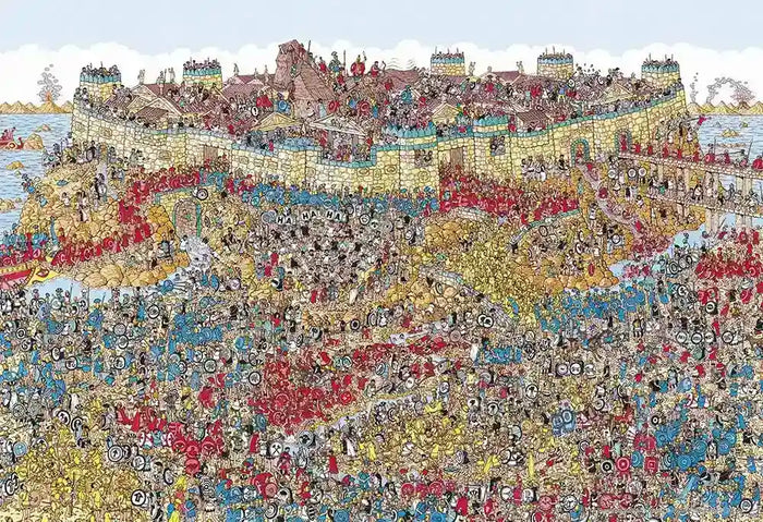 BEVERLY M81-733 Jigsaw Puzzle Where'S Wally 1000 S-Pieces- Japan Figure Store - #1 Bring To You The Best Japanese Goods