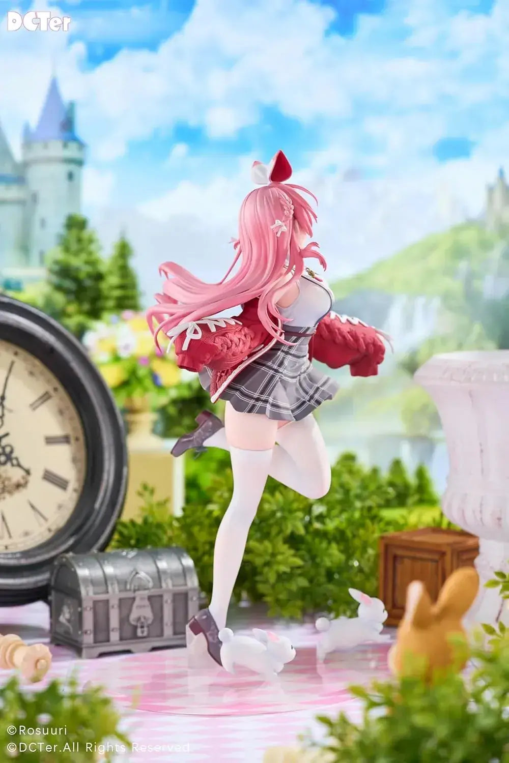 Dcter Studio White Rabbit Rosu 1 7 Scale PVC Figure