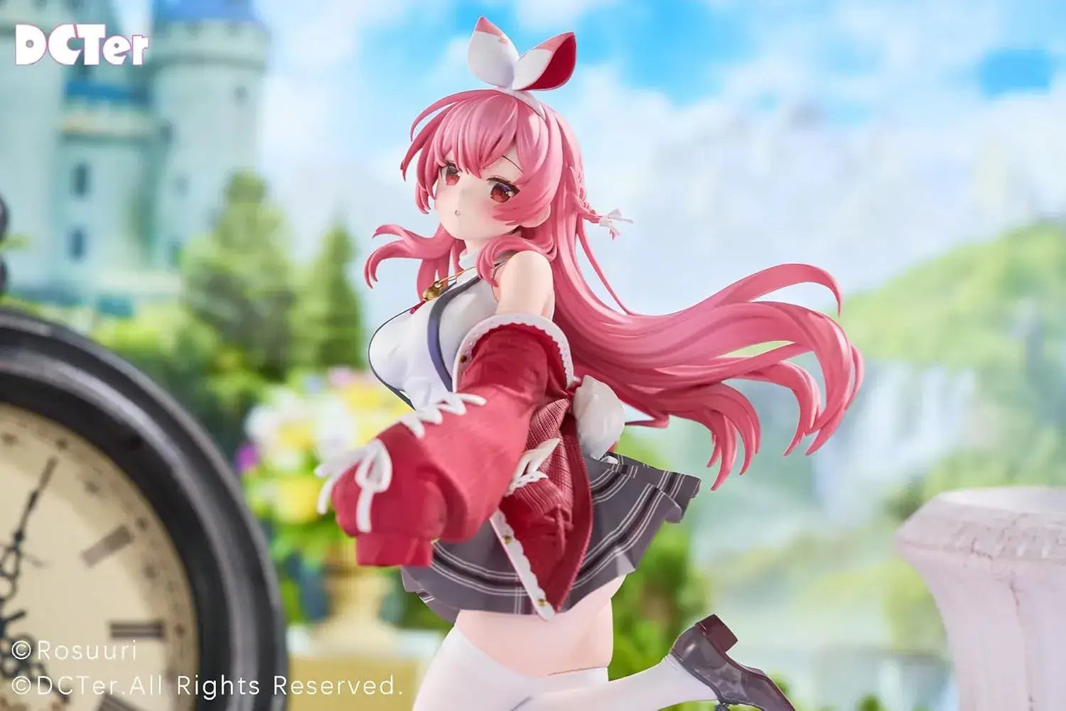 Dcter Studio White Rabbit Rosu 1 7 Scale PVC Figure