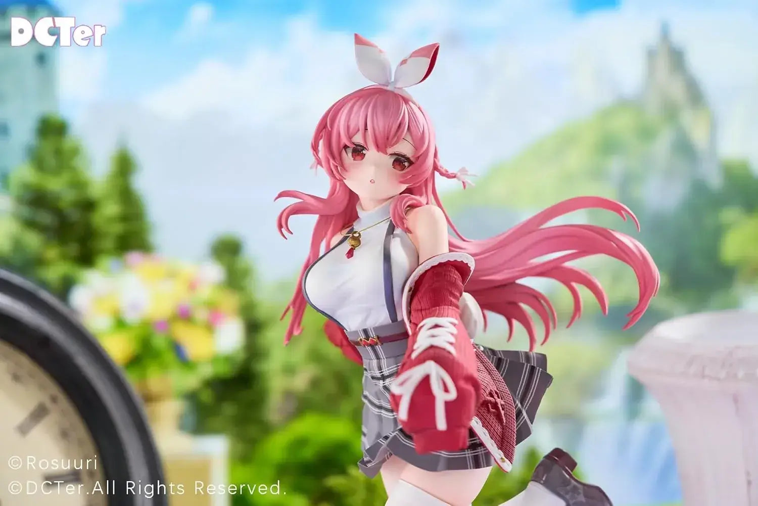 Dcter Studio White Rabbit Rosu 1 7 Scale PVC Figure