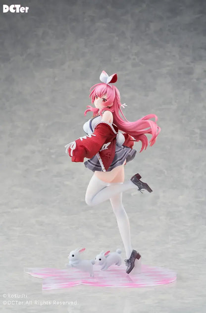 Dcter Studio White Rabbit Rosu 1 7 Scale PVC Figure