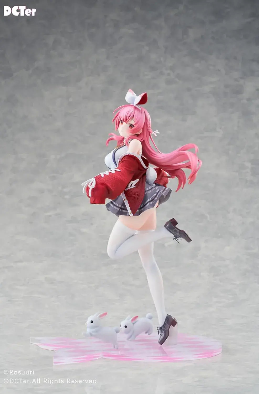 Dcter Studio White Rabbit Rosu 1 7 Scale PVC Figure