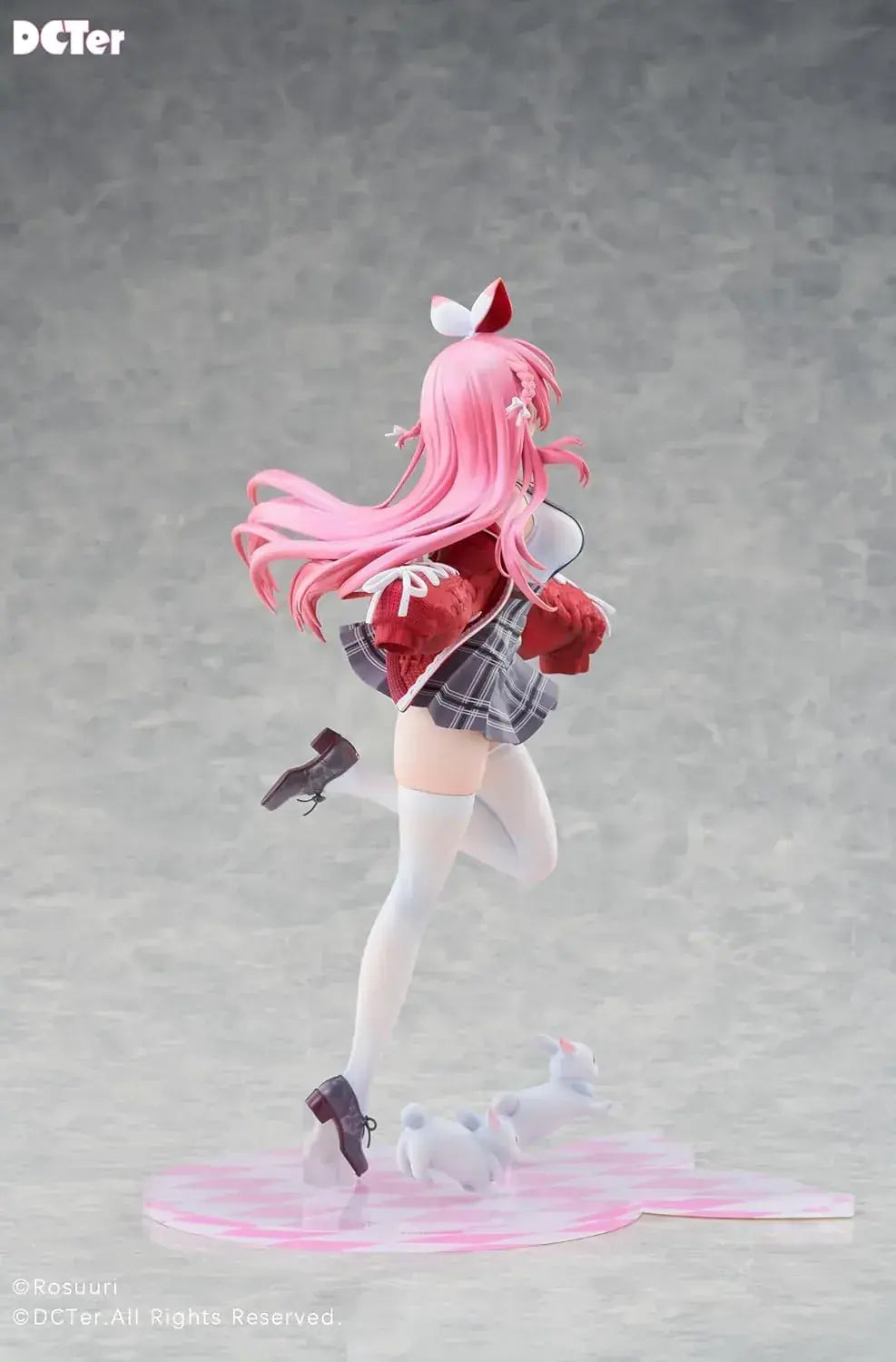 Dcter Studio White Rabbit Rosu 1 7 Scale PVC Figure
